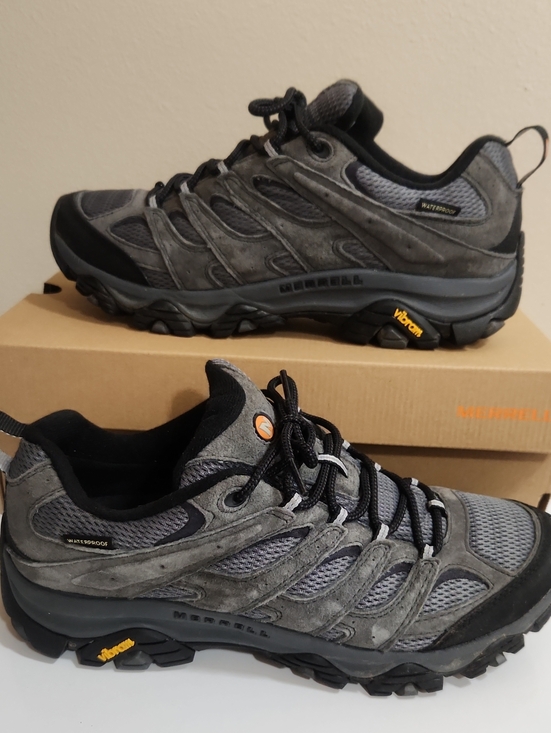 Merrell Other - Merrell Moab 3 WP Waterproof Trail Hiking Shoes Granite Vibram Men's 12
